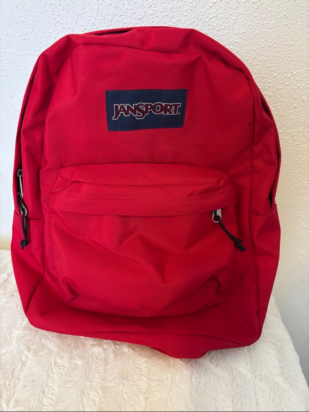 Jansport Red Classic Single-Compartment Backpack